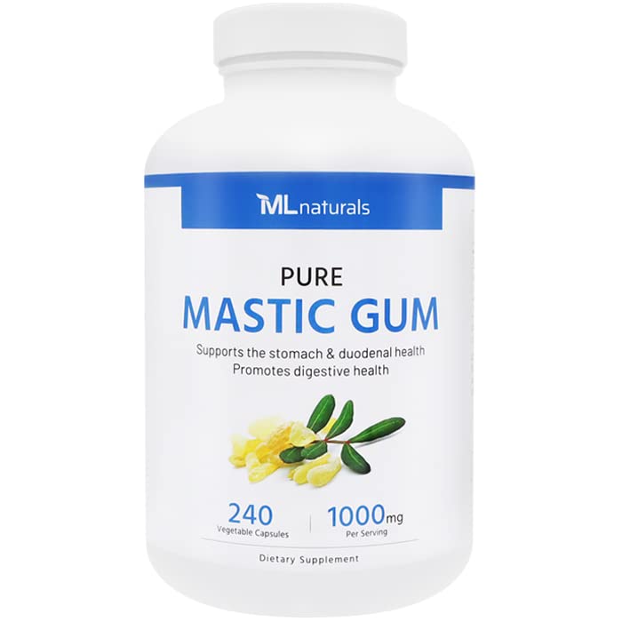 ML Naturals Mastic Gum 1,000mg - 240 Vegan Capsules