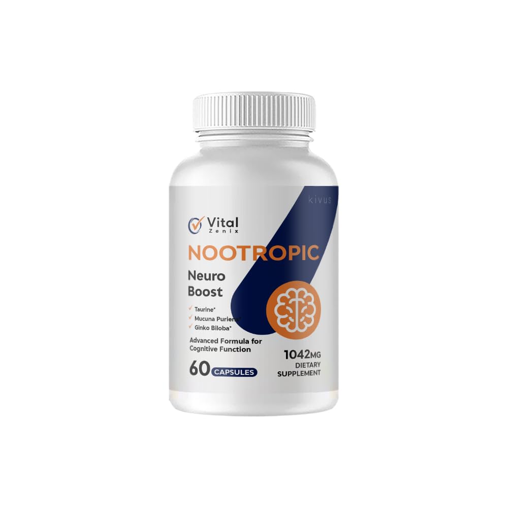 kivus Vital Zenix Advanced Nootropic Capsules - 60 Capsules