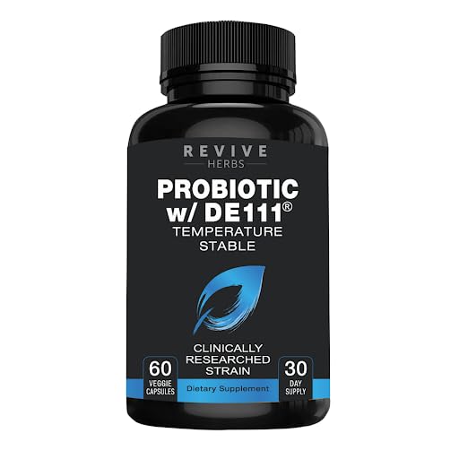 Revive Herbs Advanced Probiotic DE111 Strain - 60 Vegetable Capsules