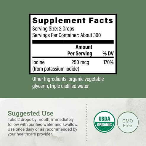 Earth Harmony Naturals Potassium Iodide 250 mcg Liquid - 1 Fl Oz - image 3