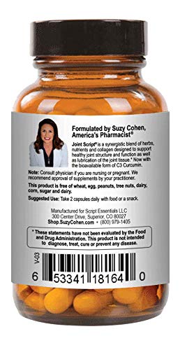 Script Essentials Joint Script Joint Comfort Formula - 60 Capsules - image 3