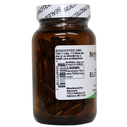 Naturverse Elderberry Plus Powder Vegetarian Capsules - 90 Count - image 3