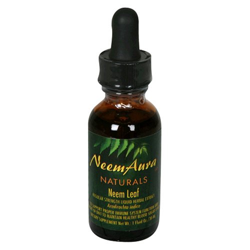 Neemaura Naturals Neem Leaf Liquid Herbal Extract - 2 fl oz