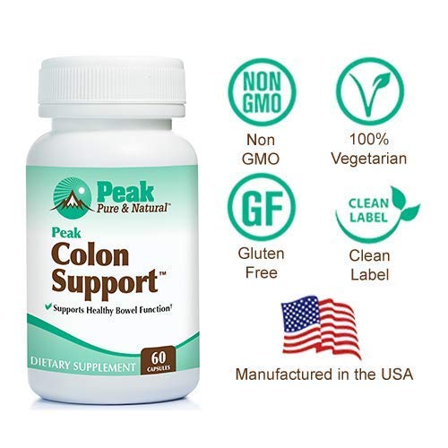 Peak Colon Support Digestive Health Supplement - 60 Capsules - image 5