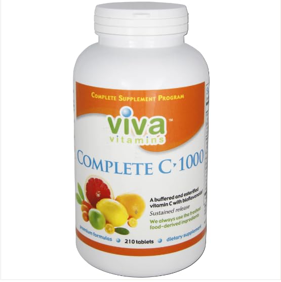 Viva Vitamins Time Release Vitamin C 1000mg - 120 Tablets
