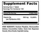 Amazing Nutrition Vitamin B6 Pyridoxine 200mg - 100 Tablets - image 2