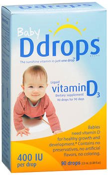Ddrops Baby Vitamin D 400 IU - 90 Drops