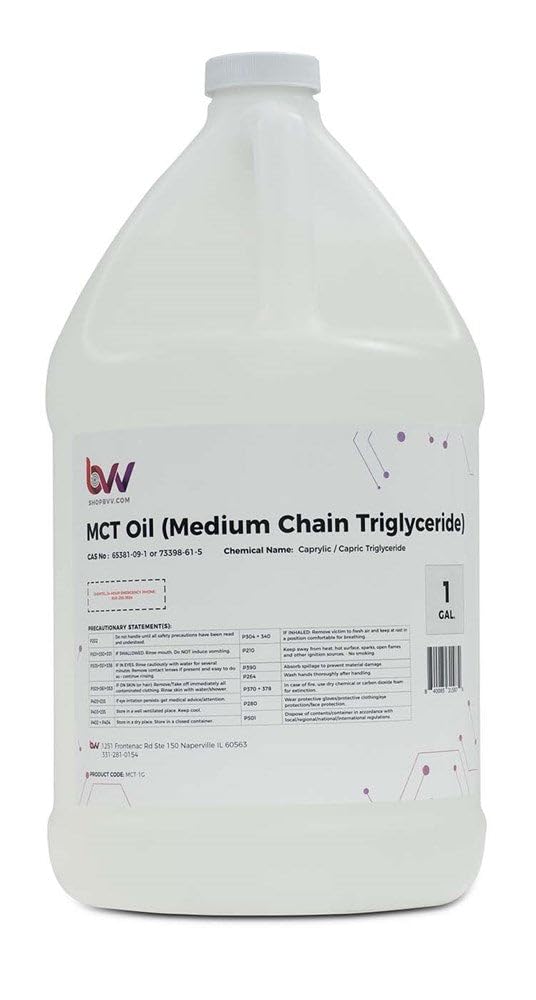 BEST VALUE VACS BVV MCT Oil Coconut Based USP Food Grade Size 1 Gallon