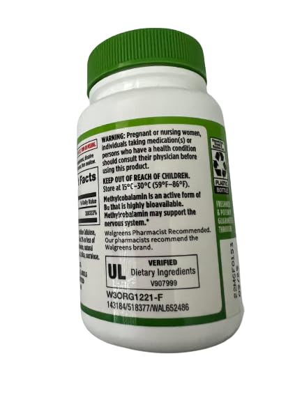 Walgreens Vitamin B12 5000 mcg - 90 Tablets - image 3