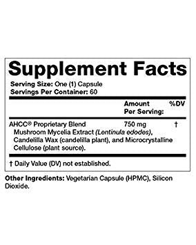 Olympian Labs AHCC 750mg Immune Support - 60 Capsules - image 2