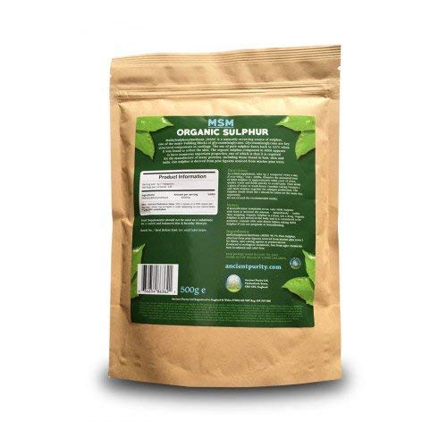 Ancient Purity MSM Organic Sulphur Powder - 500g - image 2