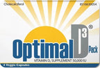 Generic Optimal D3 50,000 IU Vitamin D3 - 1 Capsules