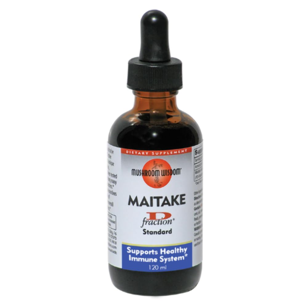 Mushroom Wisdom Maitake D-Fraction Supplement - 4 Fl Oz