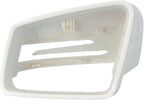 8th Gear White Left Driver Side Mirror Cover for Mercedes CLA - 1 Cover