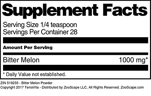 Terravita Bitter Melon Powder - 1 oz - image 3