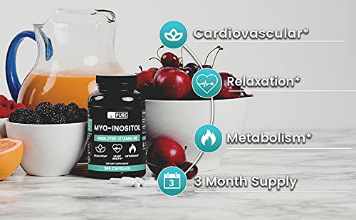 Pure Original Ingredients Myo-Inositol (730 Capsules) No Magnesium Or