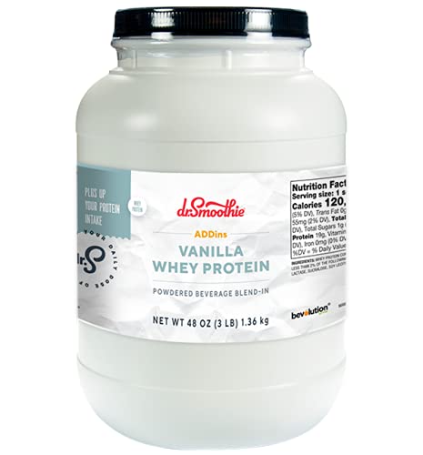 Dr. Smoothie Vanilla Whey Protein Powder - 48 Ounce