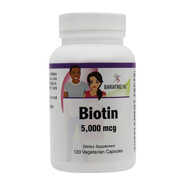 BariatricPal Biotin 5,000 mcg Easy Swallow Capsules