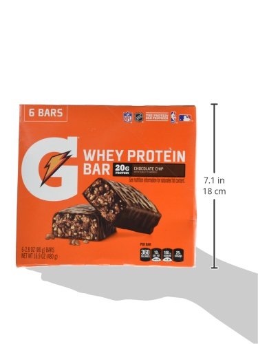 Gatorade Whey Protein Recover Bars Chocolate Chip - 6 Count - image 5