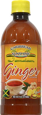 Caribbean Sunshine Jamaican Ginger Flavor Liquid - 16 Fl Oz