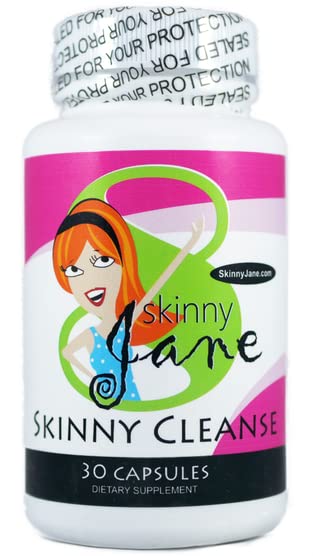 Skinny Jane Cleanse, 15 Day Digestive Health Detox Capsules, 30 Count