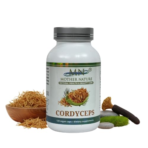 Mother Nature Cordyceps Mushroom Supplement 1000mg - 120 Capsules