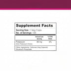 Potassium Citrate 99mg Supports Bone & Joint Health - 120 Vegetarian Capsules - image 2