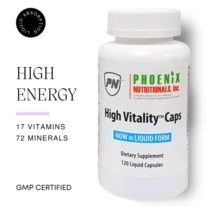 Phoenix Nutritionals High Vitality Multivitamin Softgels - 120 Count - image 6