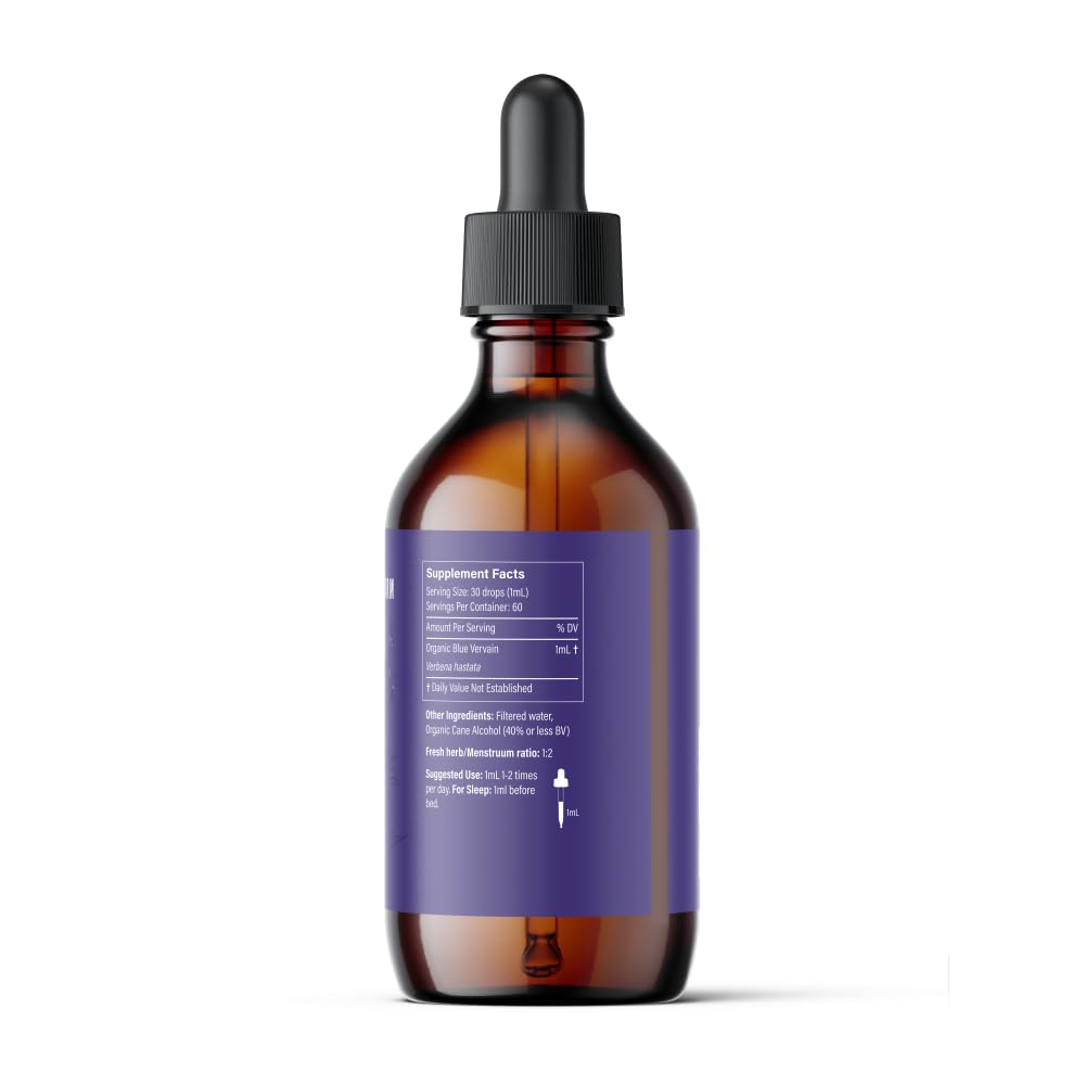 Portland Ashwagandha Farm Blue Vervain Spagyric Tincture - 2 Fl Oz - image 5