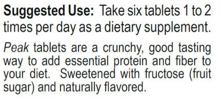 Dialyvite Peak Protein/Fiber Chewable Tablets - 180 Count - image 4