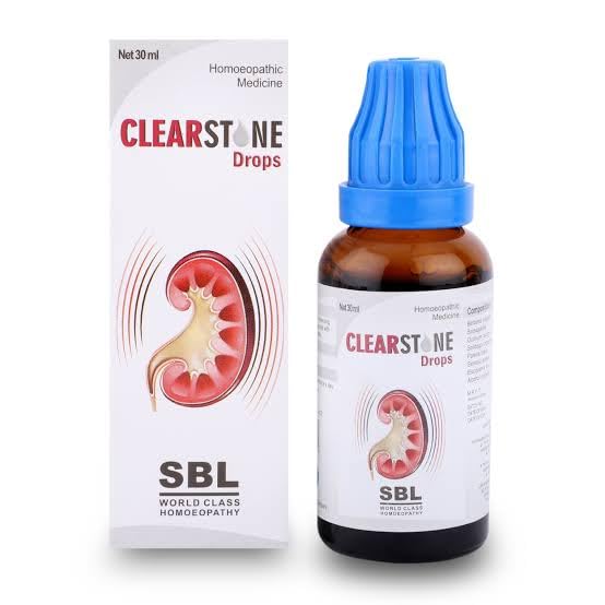 Happy Heal Clearstone Homeopathic Drops for Kidney Support - 30 ml