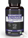Generic Magnesium Glycinate 550mg Supplement - 120 Vegetarian Capsules