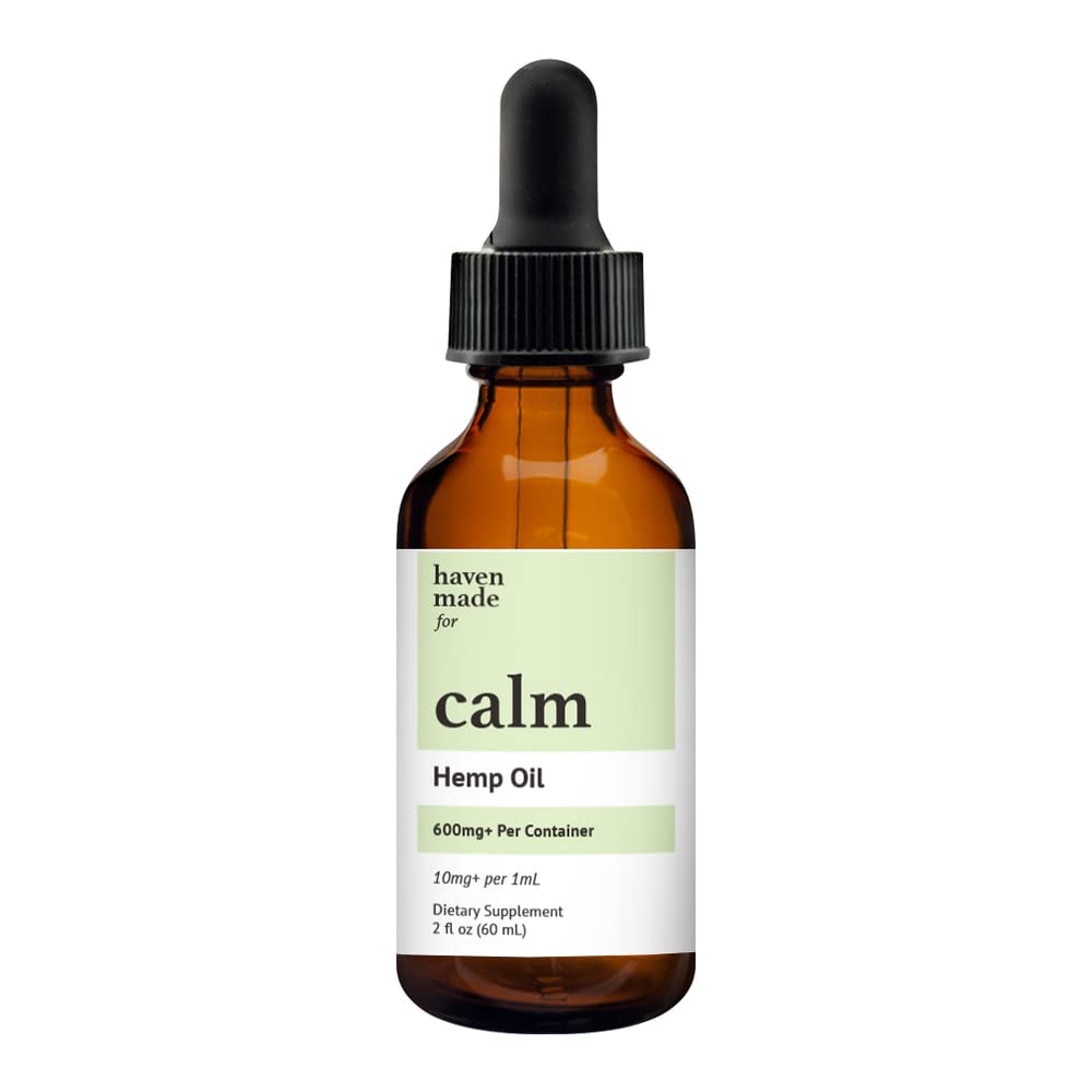 Haven Made Calm Hemp Extract Oil 600mg - 2 Fl Oz