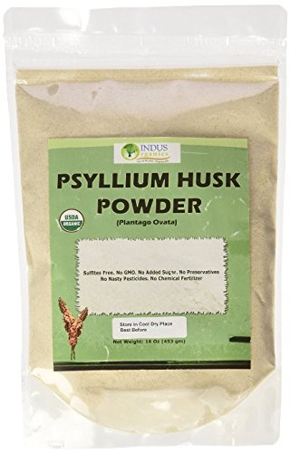 Indus Organics Psyllium Husk Powder - 3 Lb (3 x 1 Lb)