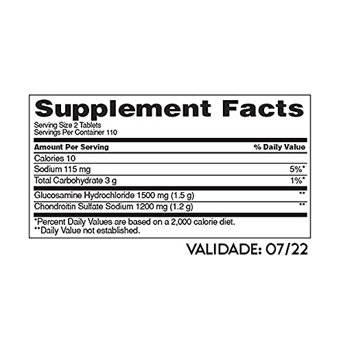 Kirkland Signature Glucosamine & Chondroitin - 220 Tablets - image 2