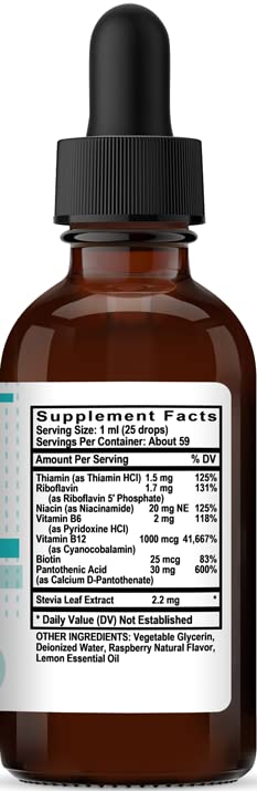 Kovite B Complex Liquid Fast Absorption Raspberry - 2 fl oz - image 3