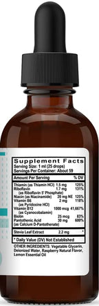Kovite B Complex Liquid Fast Absorption Raspberry - 2 fl oz - image 3