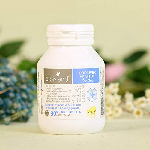 Bioisland Cod Liver + Fish Oil Omega-3 - 90 Capsules - image 3