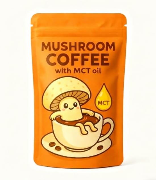 HealSpot Mushroom Coffee Instant Powder with 13 Adaptogenic Mushrooms