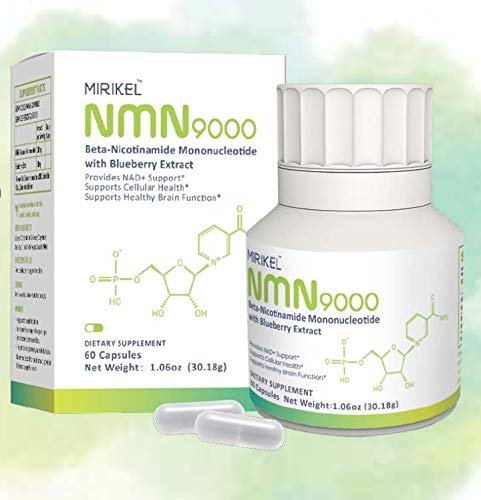 NMN9000 NMN Nicotinamide Mononucleotide with Blueberry Extract - 60 Capsules