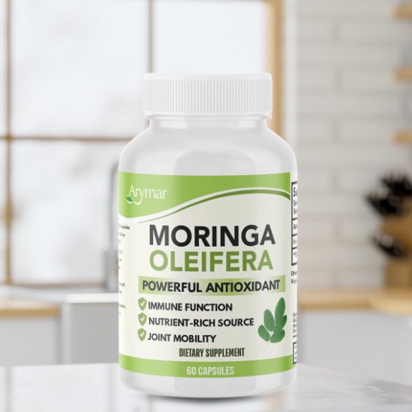 Arymar Moringa Oleifera 630mg - 60 Capsules - image 5