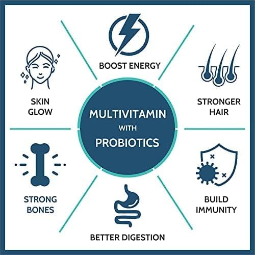 Generic Multivitamin Tablets with Probiotics - 30 Vegetarian Tablets - image 3