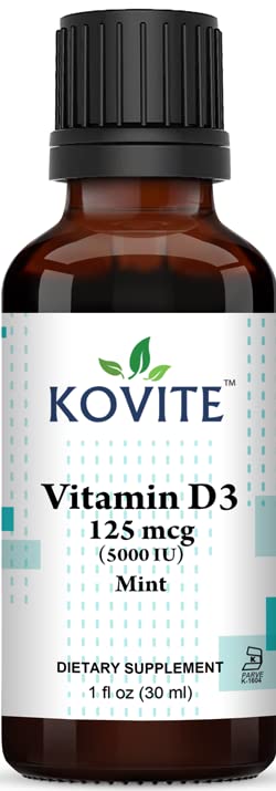 Kovite Vitamin D3 Drops 5000 IU - 1 fl oz