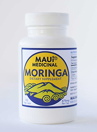 Maui Medicinal Herbs Moringa 475mg - 90 Vegetarian Capsules