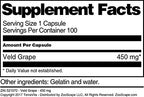 Terravita Veld Grape 450 mg - 300 Capsules (3 Pack) - image 4