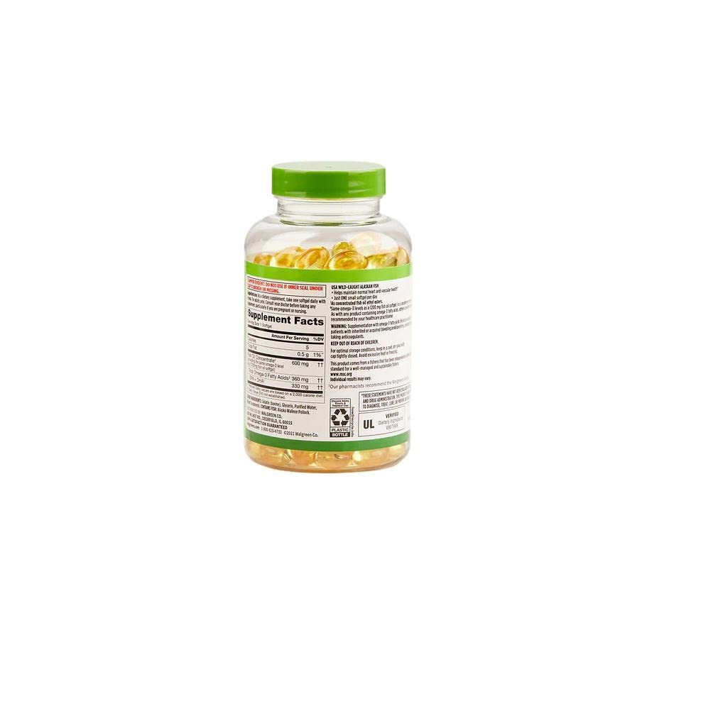 Finest Nutrition Half-the-Size Fish Oil 1200 mg - 200 Softgels - image 4