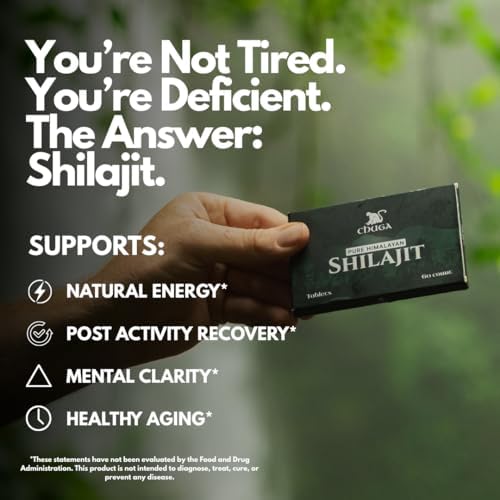 Chuga Organic Himalayan Shilajit Tablets - 60 Tablets - image 5