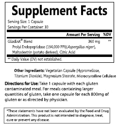 GliadinX Gluten Digestion Support Supplement - 30 Capsules - image 2