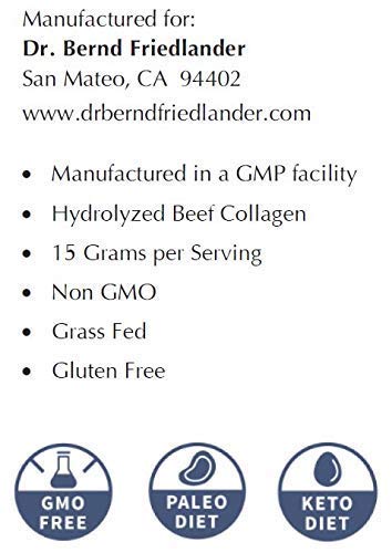 Dr. Bernd Friedlander Collagen Peptides Powder - 1 oz - image 2