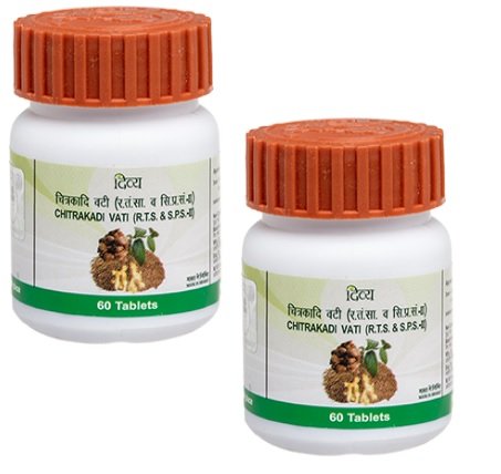 Divya Chitrakadi Vati Digestive Support - 120 Tablets